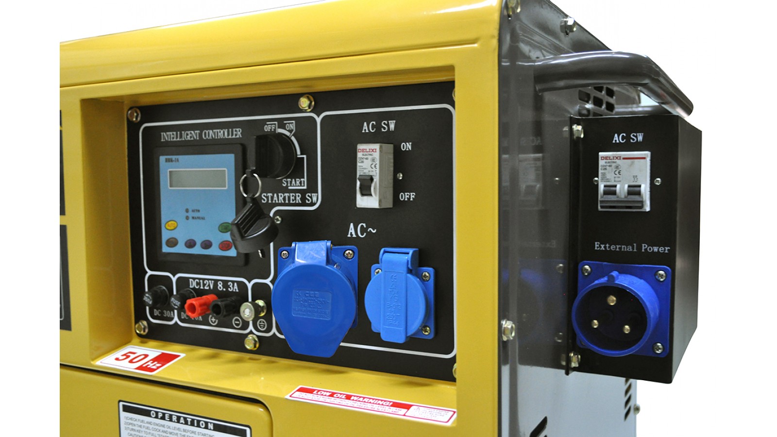 Generatore di corrente diesel 4 5 kw gruppo elettrogeno for Generatore di corrente con avviamento automatico