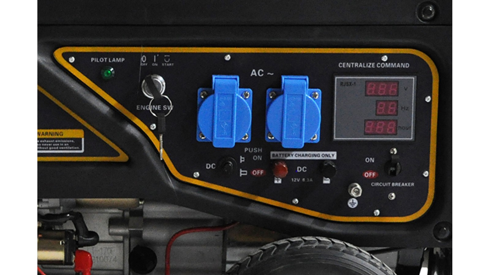 Generatore di corrente 3 kw benzina - gruppo elettrogeno avviamento con telecomando