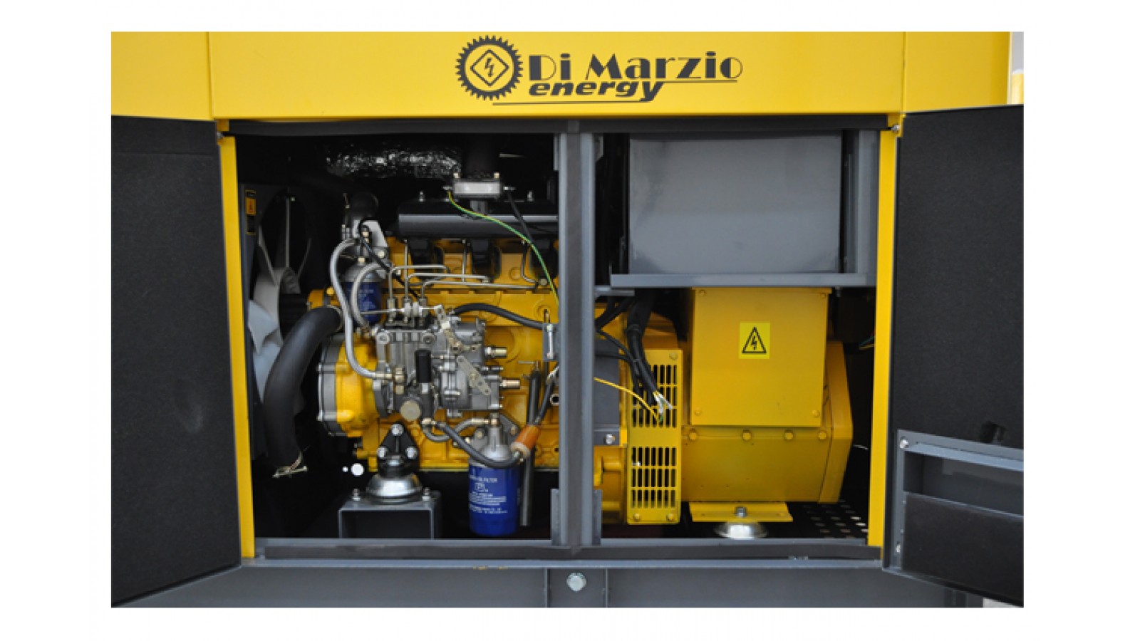 Generatore di corrente Diesel 50 KW - Avviamento automatico - Gruppo elettrogeno Super Silenziato